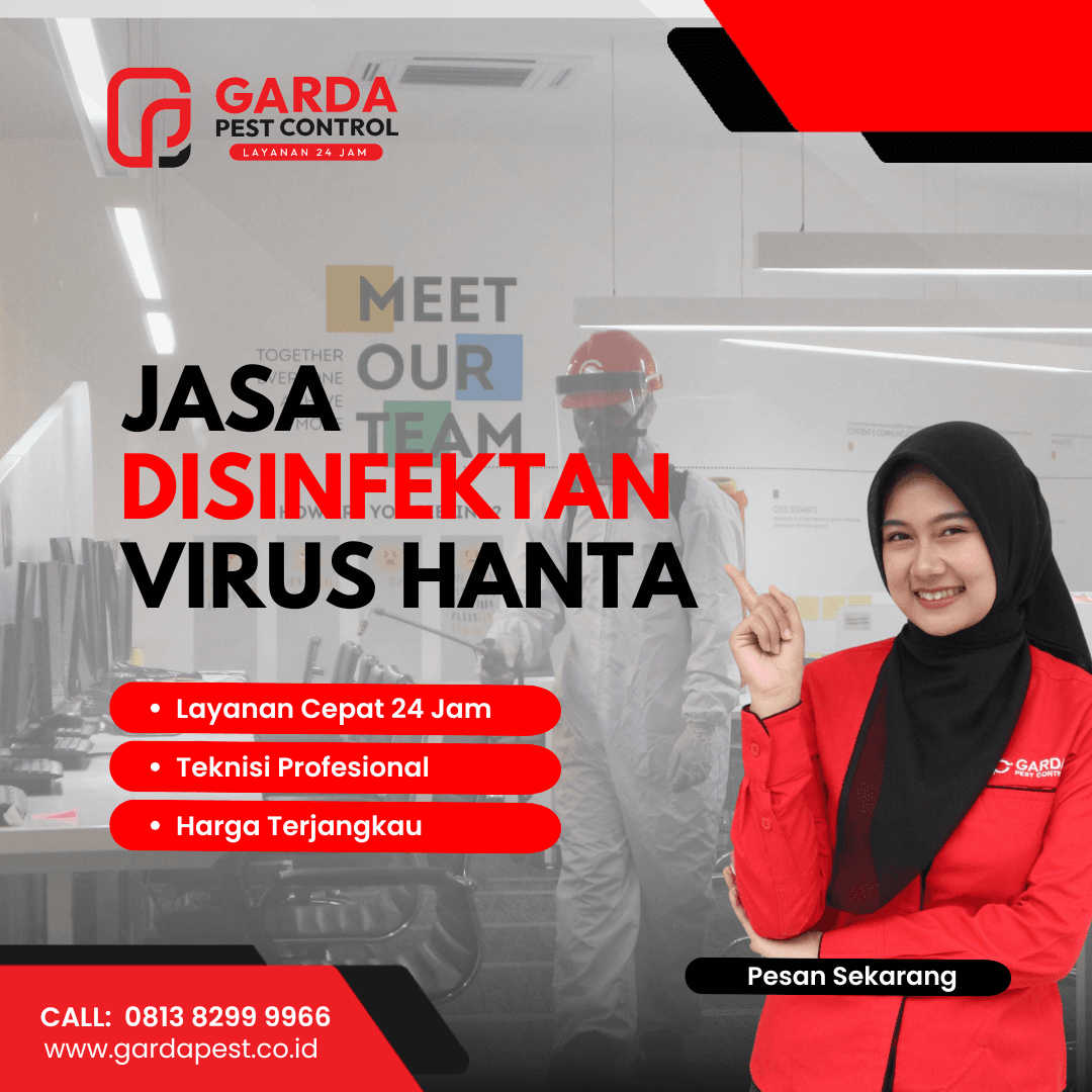 Jasa Semprot Disinfektan Virus Hanta di Bandung