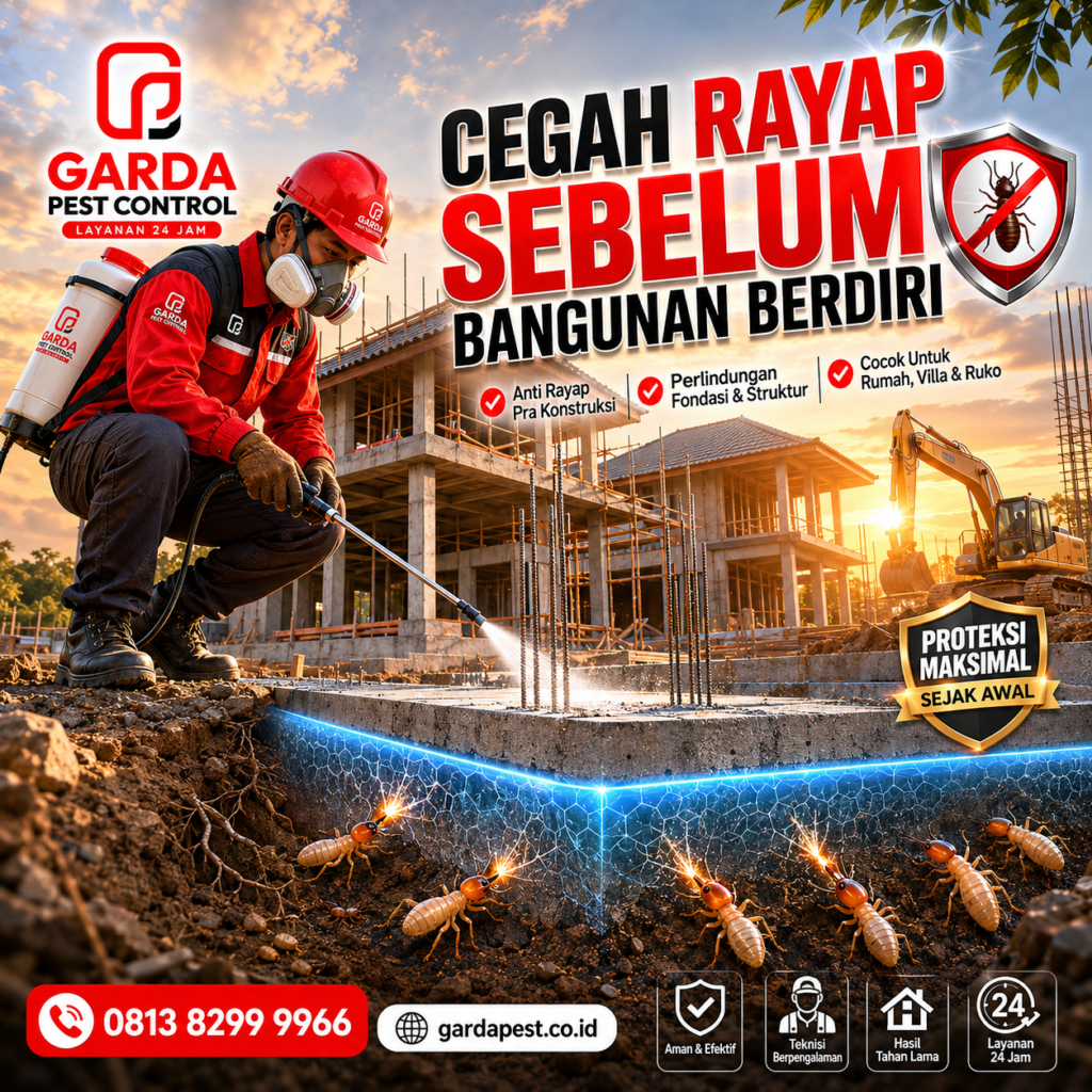 Jasa Pembasmi Rayap di Depok Garansi Resmi SNI