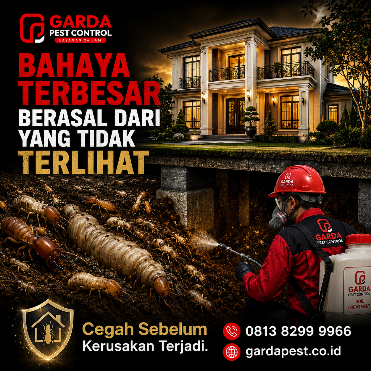 Pembasmi Rayap di Kota Depok Handal dan Bergaransi