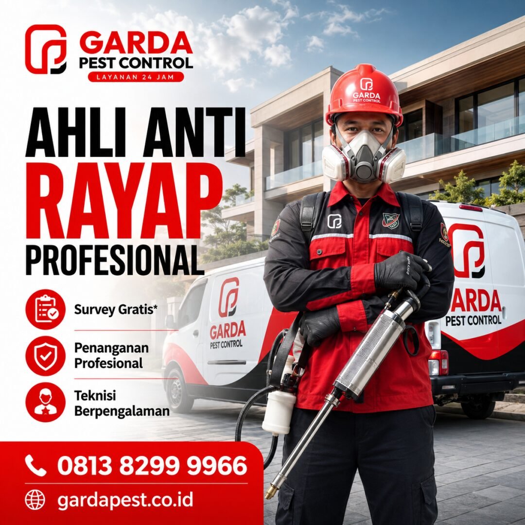 Jasa Anti Rayap Bergaransi Bekasi dari Garda Pest Control