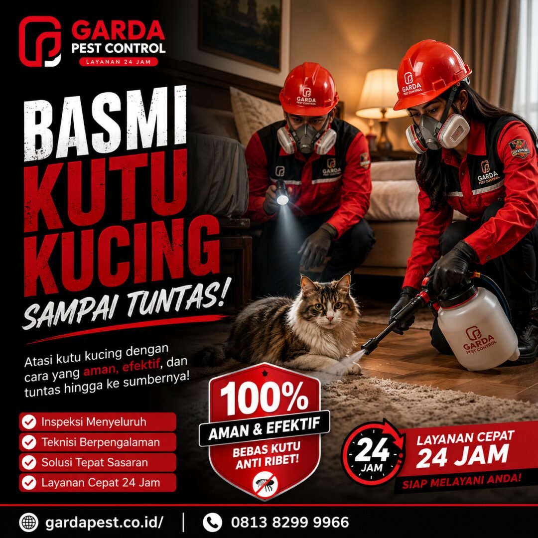 Jasa Pembasmi Kutu Kucing Depok: Solusi Gatal Akibat Gigitan