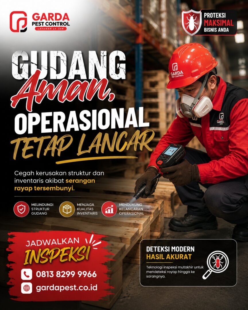 Garda Pest Control: Spesialis Anti Rayap Bekasi Terbukti Efektif Lindungi Properti Anda