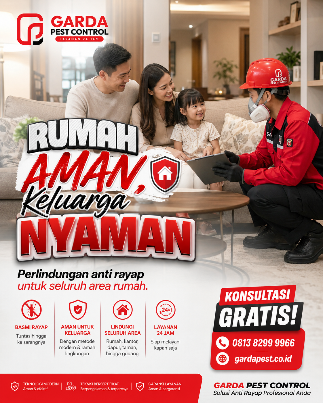 Jasa Anti Rayap Solo Raya: Solusi Tuntas Garda Pest Control Melindungi Properti Anda