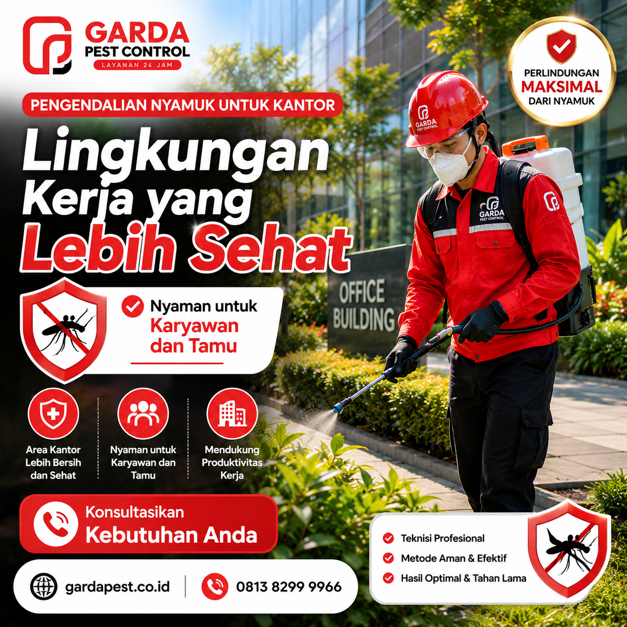 Jasa Pest Control Nyamuk untuk Kantor Tangerang Profesional