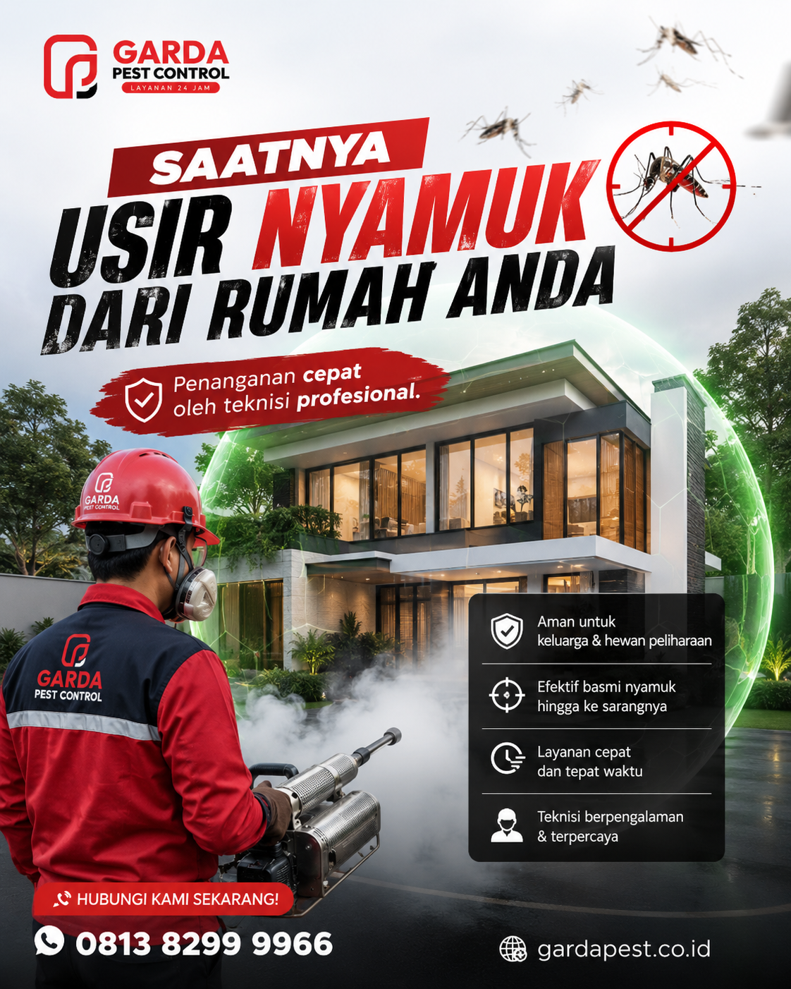 Garda Pest Control: Solusi Efektif Perusahaan Fogging Nyamuk Bekasi untuk Lingkungan Aman
