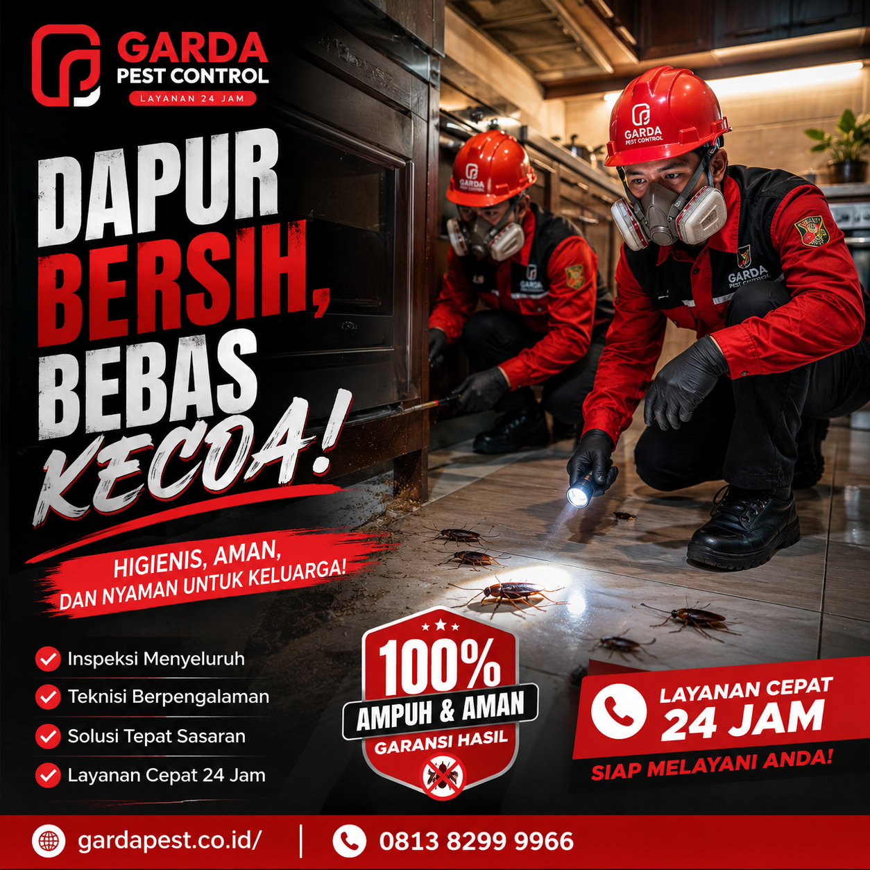 Jasa Pembasmi Kecoa di Area Tangerang