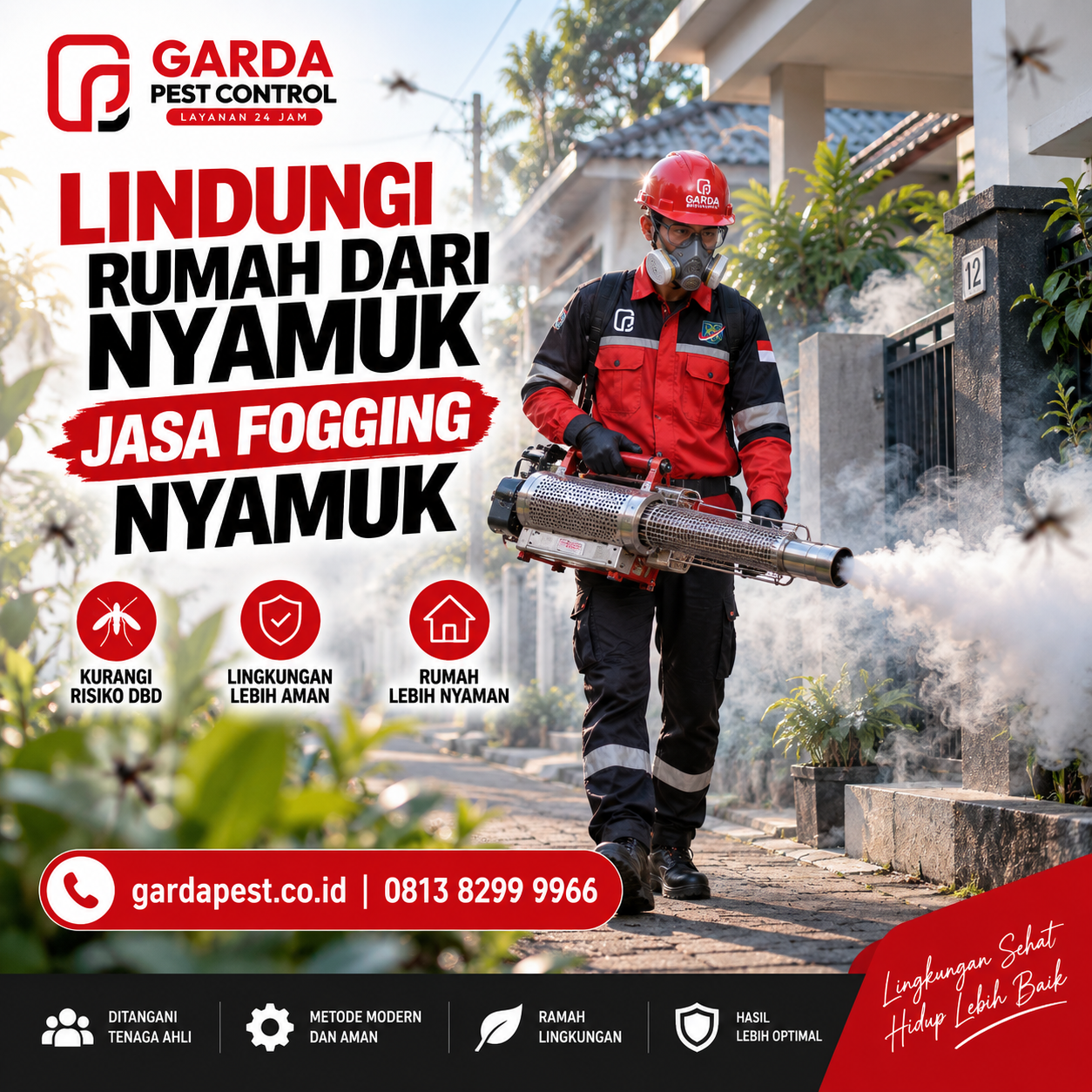 Jasa Fogging Nyamuk Bandung dan Sekitarnya