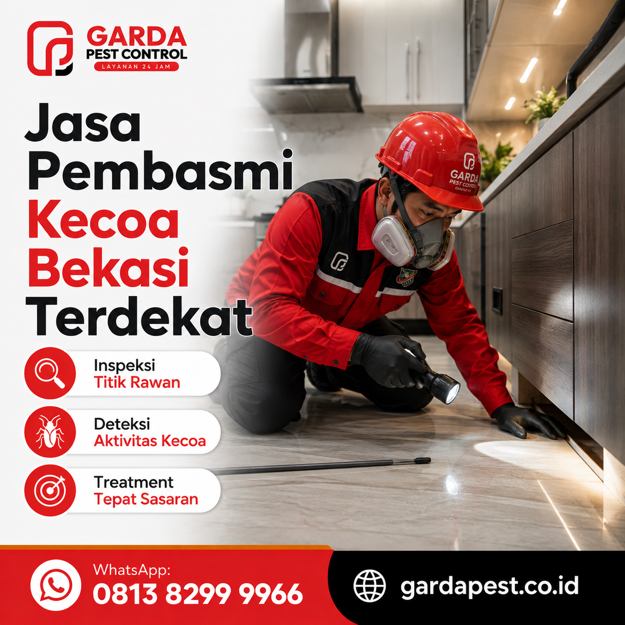 Jasa Pembasmi Kecoa Tangerang: Pengendalian Kecoa Rumah & Usaha