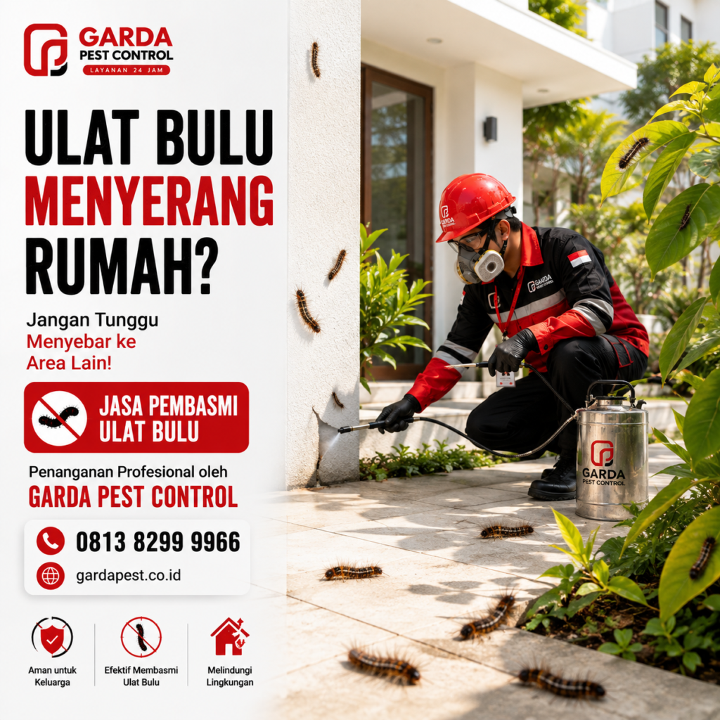 Jasa Pembasmi Ulat Bulu di Bandung: Garansi Tuntas