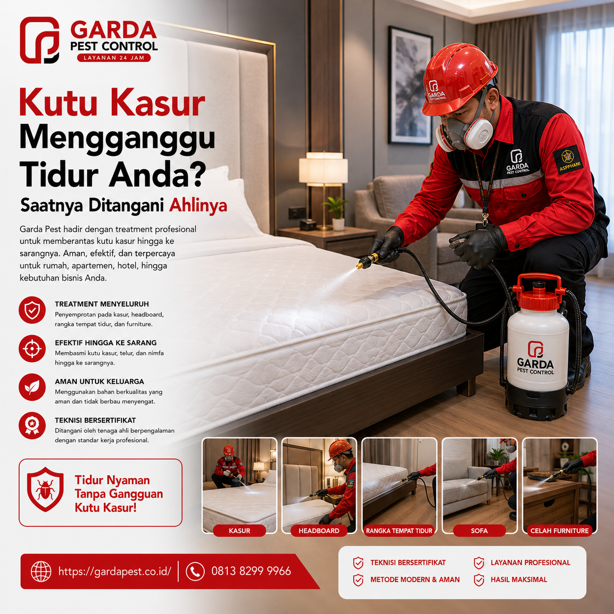 Biaya Jasa Pembasmi Kutu Busuk di Bandung Terbaru dan Efektif