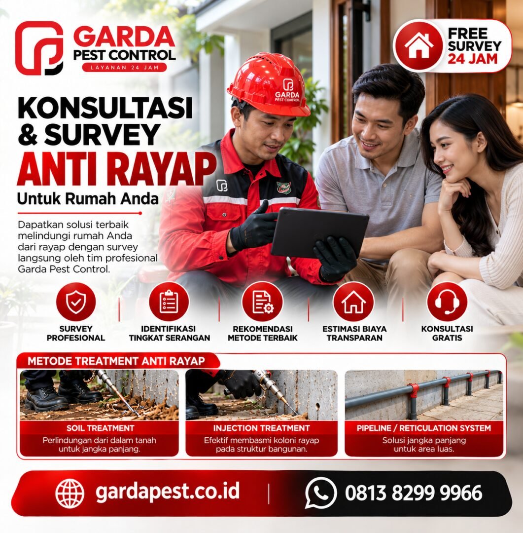 Berapa Biaya Jasa Anti Rayap Jakarta? Simak Estimasi dan Metode Penanganannya