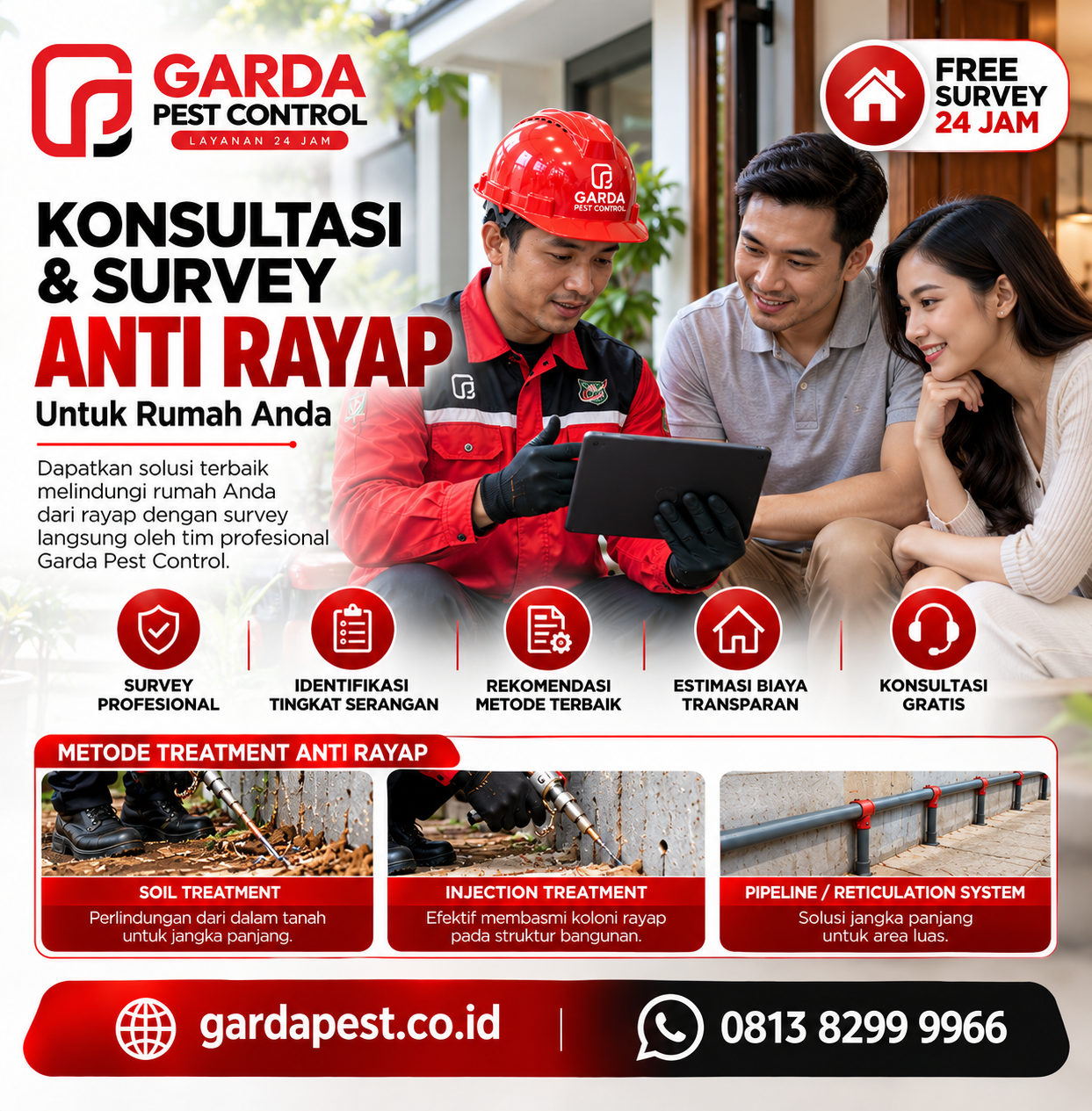 Berapa Biaya Jasa Anti Rayap Jakarta? Simak Estimasi dan Metode Penanganannya